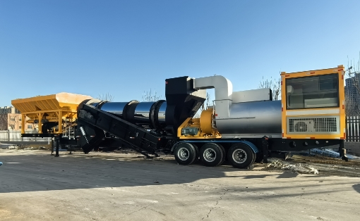 Design plan of mobile asphalt mixing equipment