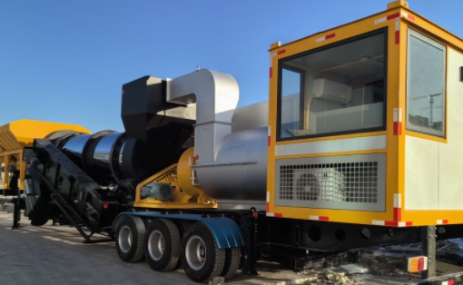 Revealing the process of circulating heating of asphalt mixing equipment