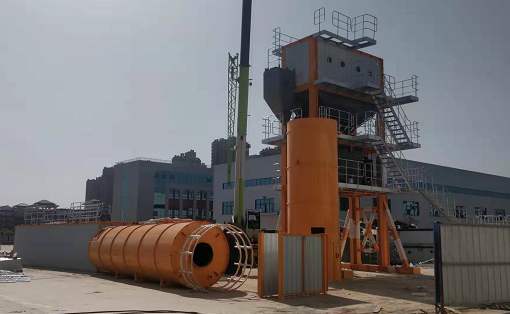 Land selection for environmentally friendly asphalt mixing plant