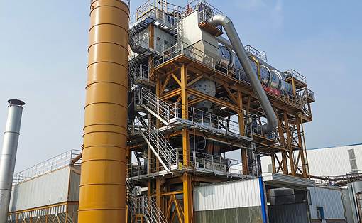 Two faults in the gas circuit of asphalt mixing plants