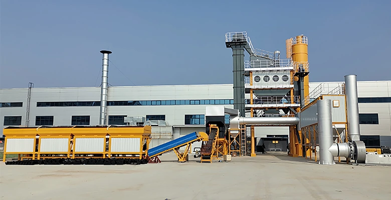 Batch mix asphalt plant