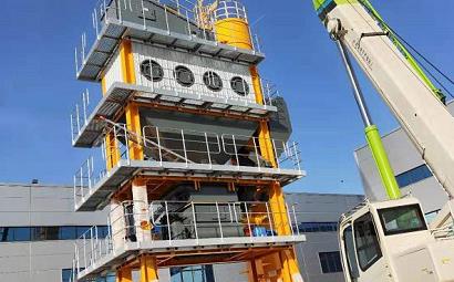 Composition and characteristics of environmentally friendly asphalt mixing plant
